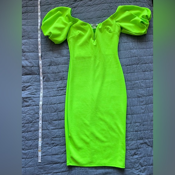 Neon Green Ruffle Mini Dress | Color: Green | Size: S | Helloitsll's Closet Neon Green Ruffle Mini Dress | Color: Green | Size: S | Helloitsll's Closet